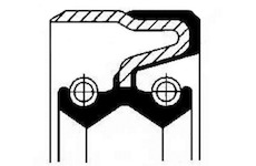 Těsnicí kroužek hřídele, rozvodovka CORTECO 01029599B