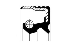 Těsnicí kroužek hřídele, náboj kola CORTECO 12012049B