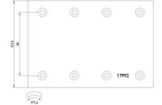 Sada brzdoveho oblozeni, bubnova brzda TEXTAR 1799201