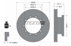 Brzdový kotouč TEXTAR 93088300