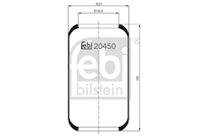 Mech, pneumaticke odpruzeni FEBI BILSTEIN 20450