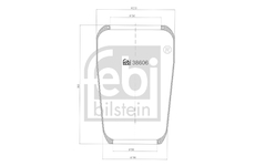 Mech, pneumaticke odpruzeni FEBI BILSTEIN 38606