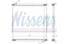 Chladič, chlazení motoru NISSENS 67282