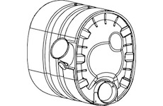 Střední tlumič výfuku DINEX 80393
