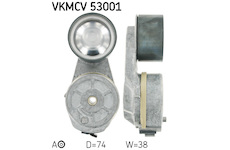 Napínací kladka, žebrovaný klínový řemen SKF VKMCV 53001