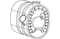 Střední tlumič výfuku DINEX 80389