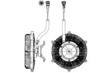 Spojka, větrák chladiče MAHLE CFC 215 000P