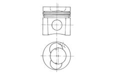 Píst KOLBENSCHMIDT 93137600