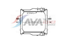 Chladič, chlazení motoru AVA QUALITY COOLING RE2125