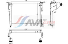 Chladič turba AVA QUALITY COOLING ME4350