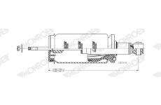 Tlumic, zaveseni kabiny MONROE CB0318