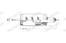 Tlumic, zaveseni kabiny MONROE CB0319