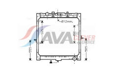 Chladič, chlazení motoru AVA Clever Choice DF2035