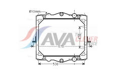 Chladič, chlazení motoru AVA Clever Choice DF2039
