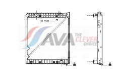Chladič, chlazení motoru AVA Clever Choice ME2162