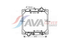 Chladič, chlazení motoru AVA Clever Choice MEA2222