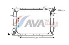 Chladič, chlazení motoru AVA Clever Choice ME2221