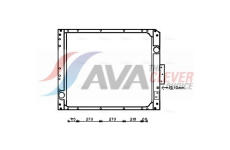 Chladič, chlazení motoru AVA Clever Choice ME2254