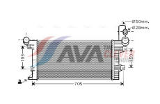 Chladič, chlazení motoru AVA Clever Choice ME2204