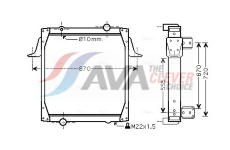 Chladič, chlazení motoru AVA Clever Choice RE2011