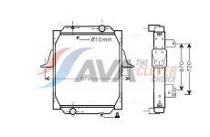 Chladič, chlazení motoru AVA Clever Choice RE2041
