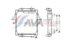 Chladič, chlazení motoru AVA Clever Choice RE2066