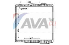 Chladič, chlazení motoru AVA Clever Choice SC2046