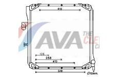 Chladič, chlazení motoru AVA Clever Choice UG2008
