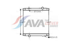 Chladič, chlazení motoru AVA Clever Choice RE2010N