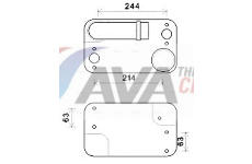 Olejový chladič, motorový olej AVA Clever Choice RE3121