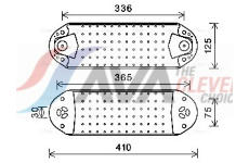 Olejový chladič, motorový olej AVA Clever Choice VL3072