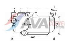 Olejový chladič, retardér AVA Clever Choice DF3053