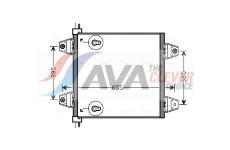 Kondenzátor, klimatizace AVA Clever Choice DF5034