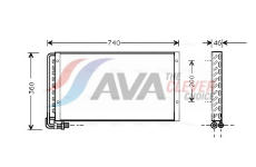 Kondenzátor, klimatizace AVA Clever Choice MN5013