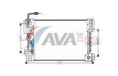 Kondenzátor, klimatizace AVA Clever Choice ME5210