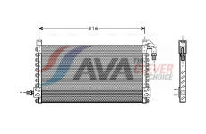 Kondenzátor, klimatizace AVA Clever Choice VL5014
