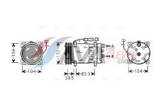 Kompresor, klimatizace AVA Clever Choice MNAK047