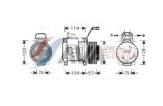 Kompresor, klimatizace AVA Clever Choice MEAK190