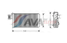 Výměník tepla, vnitřní vytápění AVA Clever Choice IV6047