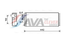 Výměník tepla, vnitřní vytápění AVA Clever Choice IVA6113