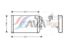 Výměník tepla, vnitřní vytápění AVA Clever Choice IV6013