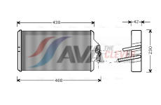 Výměník tepla, vnitřní vytápění AVA Clever Choice ME6187