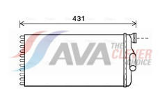 Výměník tepla, vnitřní vytápění AVA Clever Choice ME6279