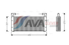 Výměník tepla, vnitřní vytápění AVA Clever Choice REA6015