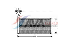 Výměník tepla, vnitřní vytápění AVA Clever Choice SC6015