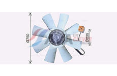 Větrák, chlazení motoru AVA Clever Choice SCF042