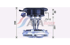 Spojka, větrák chladiče AVA Clever Choice IVC143