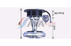 Spojka, větrák chladiče AVA Clever Choice IVC147