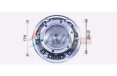 Spojka, větrák chladiče AVA Clever Choice MEC308