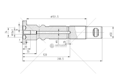 Čep pera VOLVO FH12 N/TYP přední CSY AZVO-0005